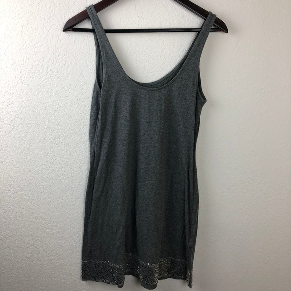 Express Womens Tank Top Dress, Gray Small - Picture 7 of 7
